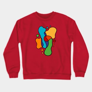 Abstract color Crewneck Sweatshirt